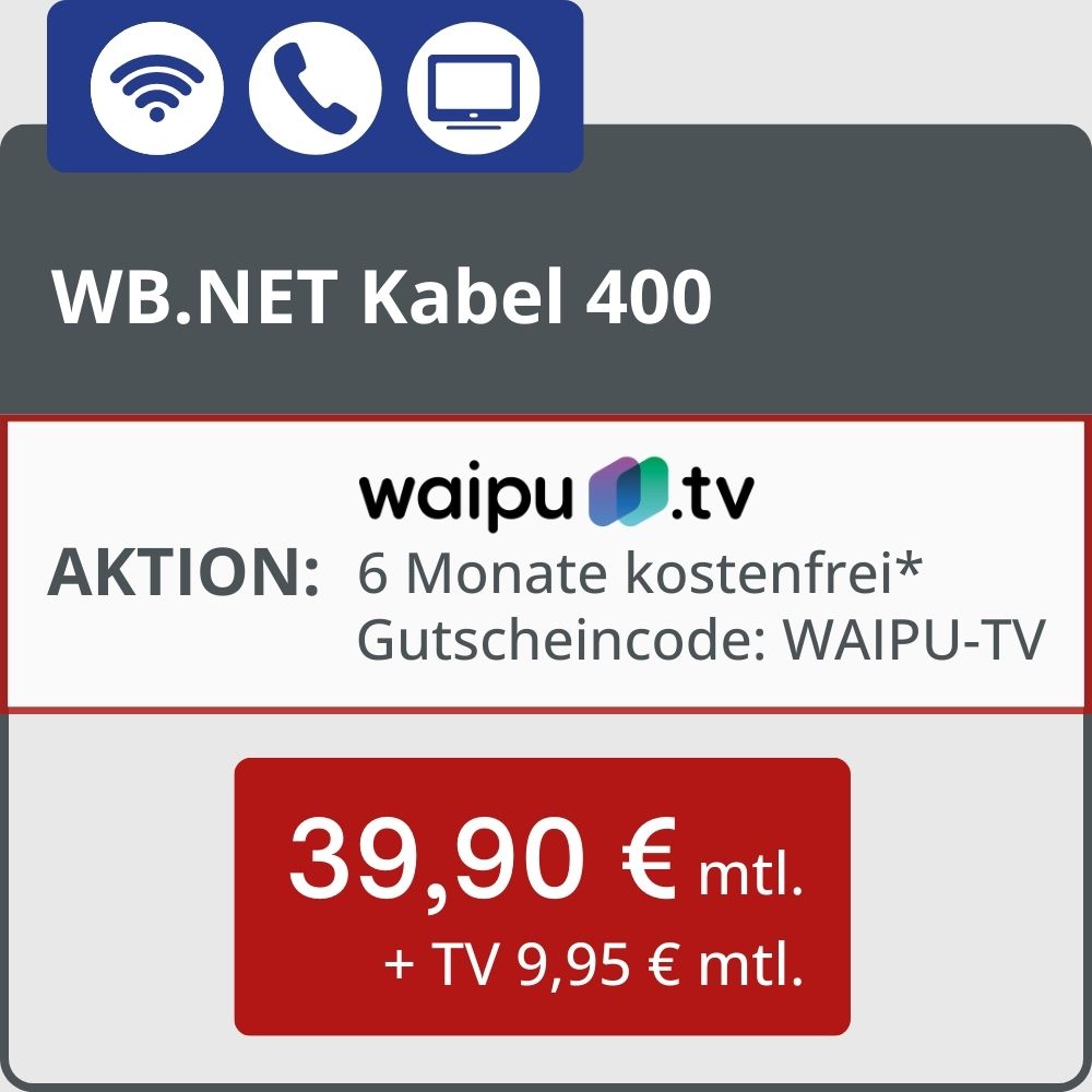 WB.NET Kabel 400 Mbit/s