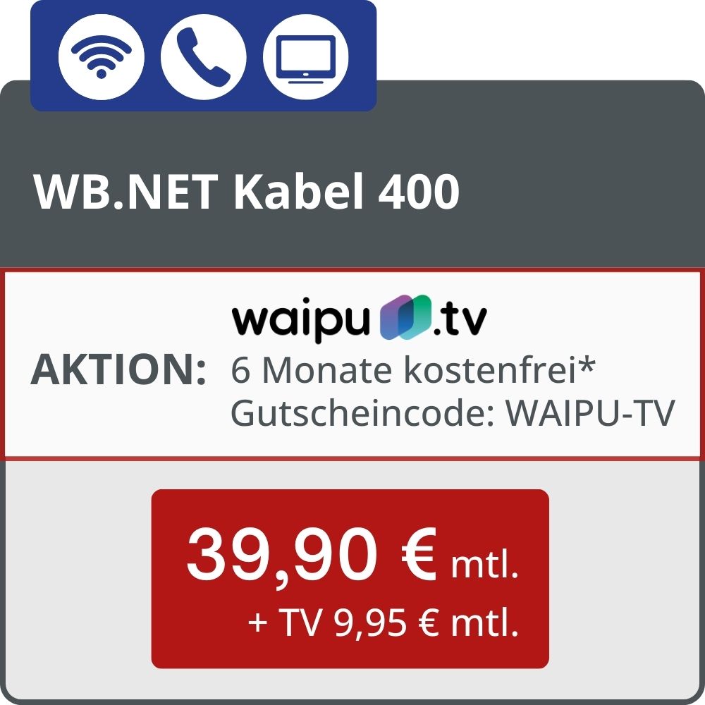 WB.NET Kabel 400 Mbit/s
